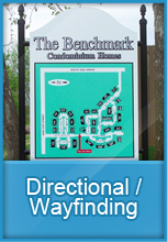 Outdoor directional signs